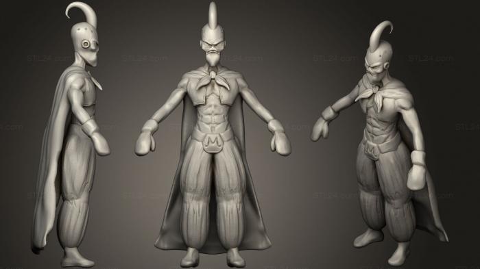 Figurines heroes, monsters and demons (Evil Buu, STKM_2397) 3D models for cnc